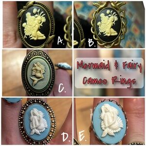 NWT Cameo Rings